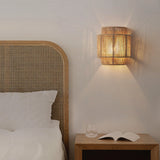 Fitting LED | Boho Woven Rope Wall Sconce for Warm Natural Lighting
