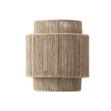 Fitting LED | Boho Woven Rope Wall Sconce for Warm Natural Lighting