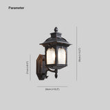 Fitting LED | Classic Outdoor Wall Lantern LED Waterproof Garden Porch Light