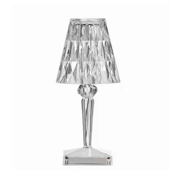 Fitting LED | Crystal LED Table Lamp Rechargeable Touch Dimmable