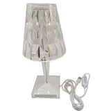 Fitting LED | Crystal LED Table Lamp Rechargeable Touch Dimmable