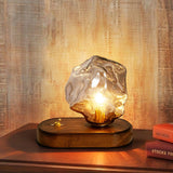 Fitting LED | Crystal Stone LED Table Lamp Modern Decorative Bedside Light