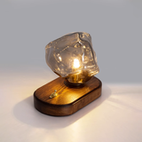 Fitting LED | Crystal Stone LED Table Lamp Modern Decorative Bedside Light