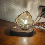 Fitting LED | Crystal Stone LED Table Lamp Modern Decorative Bedside Light