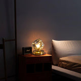 Fitting LED | Crystal Stone LED Table Lamp Modern Decorative Bedside Light