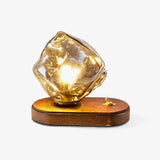 Fitting LED | Crystal Stone LED Table Lamp Modern Decorative Bedside Light