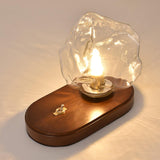 Fitting LED | Crystal Stone LED Table Lamp Modern Decorative Bedside Light