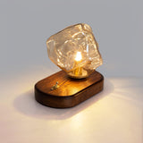 Fitting LED | Crystal Stone LED Table Lamp Modern Decorative Bedside Light