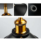 Fitting LED | Industrial Vintage LED Ceiling Light Metal Flush Mount Lamp