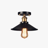 Fitting LED | Industrial Vintage LED Ceiling Light Metal Flush Mount Lamp