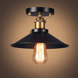 Fitting LED | Industrial Vintage LED Ceiling Light Metal Flush Mount Lamp