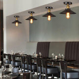 Fitting LED | Industrial Vintage LED Ceiling Light Metal Flush Mount Lamp