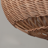 Fitting LED | Large Woven Rattan LED Pendant Light Boho Hanging Ceiling Lamp