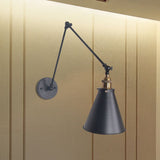 Fitting LED | Modern Adjustable Arm Wall Lamp for Industrial Accent Lighting