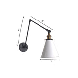 Fitting LED | Modern Adjustable Arm Wall Lamp for Industrial Accent Lighting