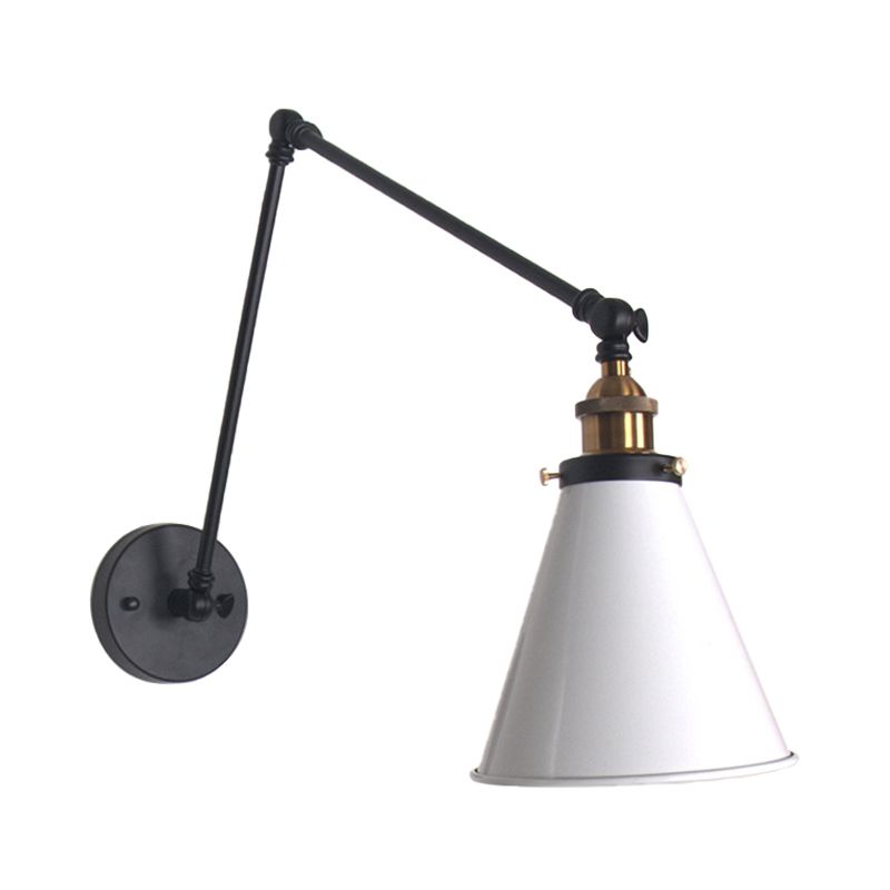 Fitting LED | Modern Adjustable Arm Wall Lamp for Industrial Accent Lighting