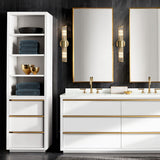 Fitting LED | Modern Brass Glass Wall Sconce for Luxury Ambient Lighting