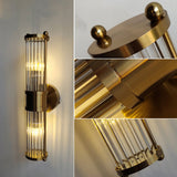 Fitting LED | Modern Brass Glass Wall Sconce for Luxury Ambient Lighting