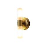 Fitting LED | Modern Brass Wall Sconce with Frosted Glass for Elegant Lighting