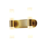 Fitting LED | Modern Brass Wall Sconce with Frosted Glass for Elegant Lighting