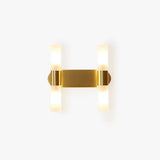 Fitting LED | Modern Brass Wall Sconce with Frosted Glass for Elegant Lighting