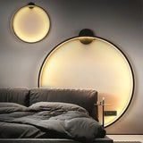 Fitting LED | Modern Circular LED Wall Light for Stylish Ambient Bedroom Lighting