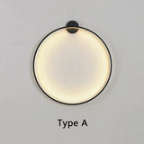 Fitting LED | Modern Circular LED Wall Light for Stylish Ambient Bedroom Lighting