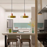 Fitting LED | Modern Color Block Pendant Light for Stylish Kitchen and Dining Lighting