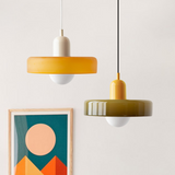 Fitting LED | Modern Color Block Pendant Light for Stylish Kitchen and Dining Lighting