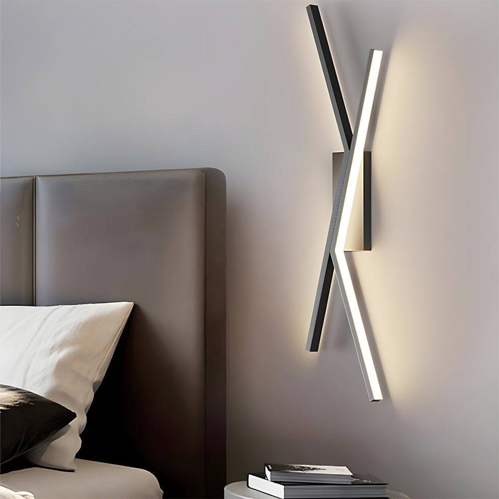 Fitting LED | Modern Cross LED Wall Light for Contemporary Accent Lighting