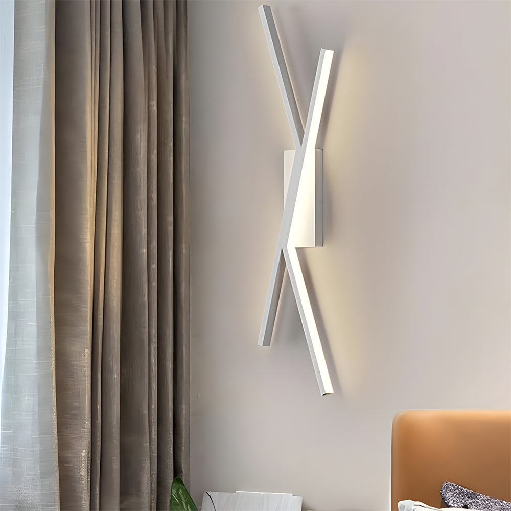 Fitting LED | Modern Cross LED Wall Light for Contemporary Accent Lighting