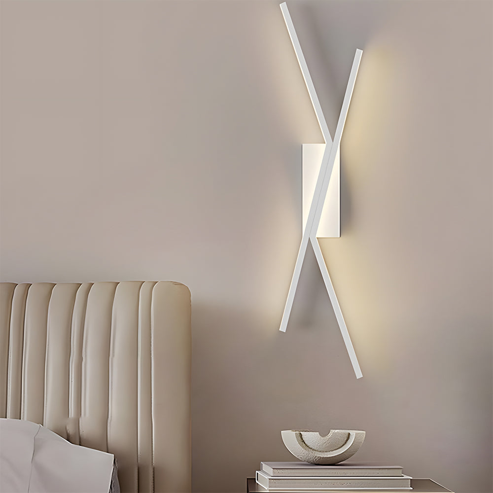 Fitting LED | Modern Cross LED Wall Light for Contemporary Accent Lighting