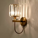 Fitting LED | Modern Crystal Glass Wall Sconce for Elegant Ambient Lighting