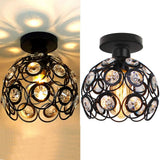 Fitting LED | Modern Crystal LED Ceiling Light Decorative Flush Mount Lamp