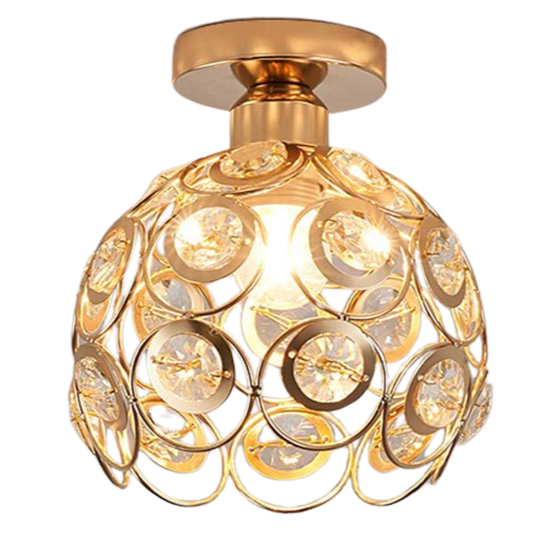 Fitting LED | Modern Crystal LED Ceiling Light Decorative Flush Mount Lamp
