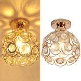 Fitting LED | Modern Crystal LED Ceiling Light Decorative Flush Mount Lamp