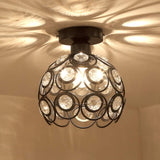 Fitting LED | Modern Crystal LED Ceiling Light Decorative Flush Mount Lamp