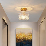 Fitting LED | Modern Crystal LED Ceiling Light Elegant Flush Mount Lamp