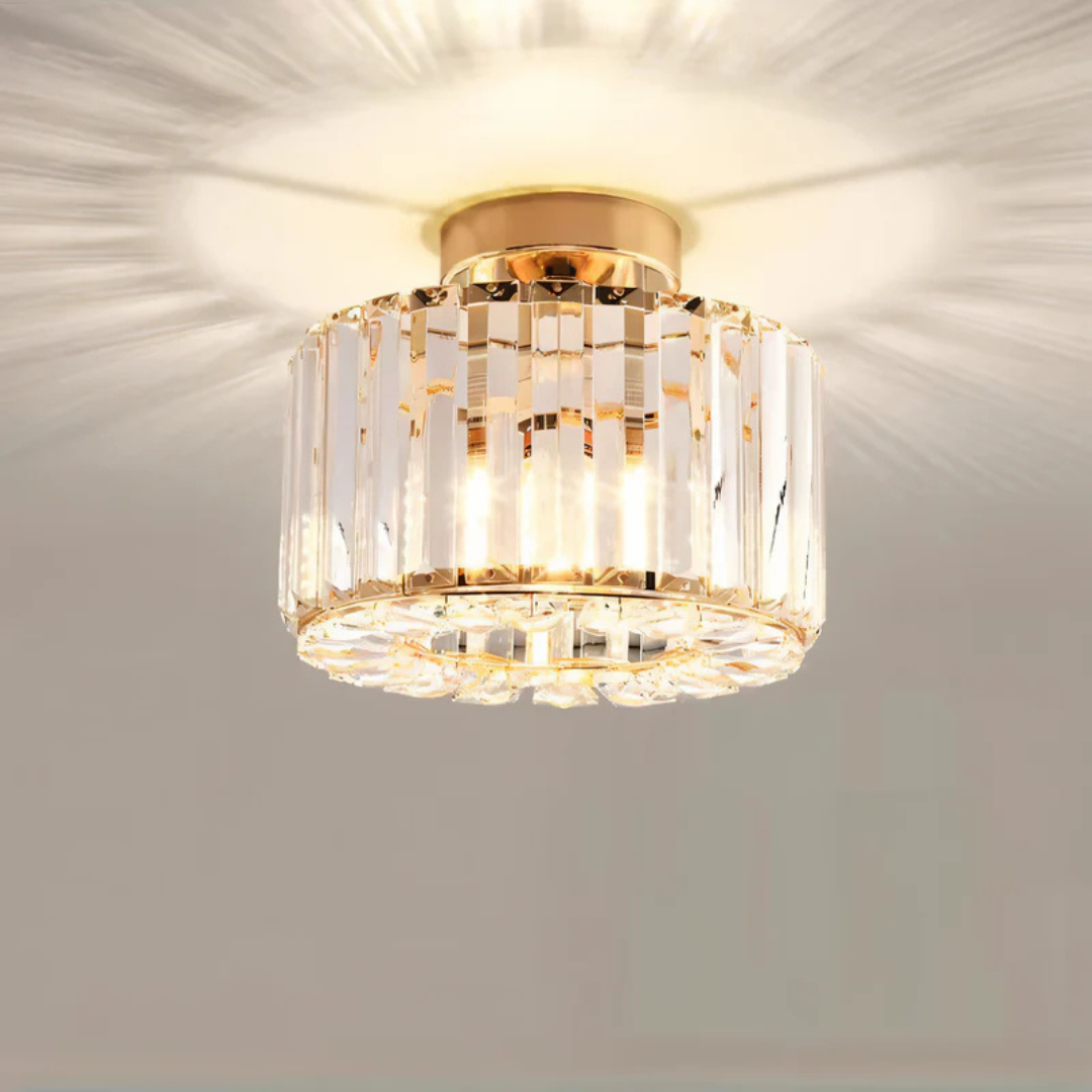 Fitting LED | Modern Crystal LED Ceiling Light Luxury Flush Mount Lamp