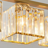 Fitting LED | Modern Crystal LED Linear Pendant Light Dining Table Ceiling Lamp