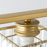 Fitting LED | Modern Crystal LED Linear Pendant Light Dining Table Ceiling Lamp