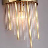 Fitting LED | Modern Crystal Tube Wall Sconce for Luxury Ambient Lighting