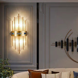 Fitting LED | Modern Crystal Tube Wall Sconce for Luxury Ambient Lighting