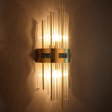 Fitting LED | Modern Crystal Tube Wall Sconce for Luxury Ambient Lighting
