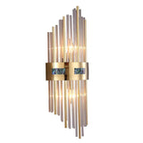 Fitting LED | Modern Crystal Tube Wall Sconce for Luxury Ambient Lighting