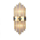 Fitting LED | Modern Crystal Tube Wall Sconce for Luxury Ambient Lighting