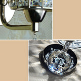 Fitting LED | Modern Crystal Wall Sconce with Pull Chain for Elegant Lighting