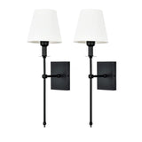 Fitting LED | Modern Fabric Wall Sconce for Elegant Ambient Lighting