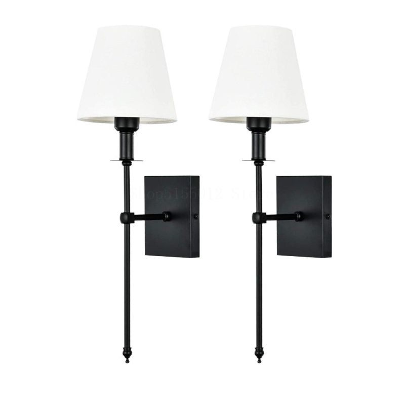 Fitting LED | Modern Fabric Wall Sconce for Elegant Ambient Lighting
