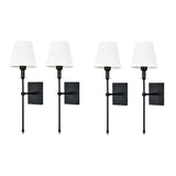 Fitting LED | Modern Fabric Wall Sconce for Elegant Ambient Lighting
